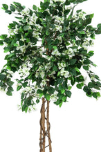 Lade das Bild in den Galerie-Viewer, Künstlicher Bougainvillea-Baum weiß 1,50 - 1,80 Meter