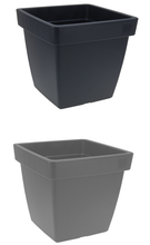 Lade das Bild in den Galerie-Viewer, Übertöpfe quadratisch für Kunstpflanzen, Kunstbäume und Kunstpalmen 40 x 40 cm