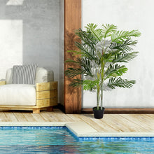 Lade das Bild in den Galerie-Viewer, Künstliche Areca-Palme 150 cm mit 19 langen textilen Palmwedeln