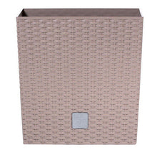 Lade das Bild in den Galerie-Viewer, Übertöpfe rechteckig Rattan Optik 20 cm - 40 cm