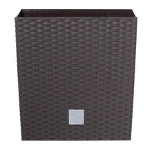 Lade das Bild in den Galerie-Viewer, Übertöpfe rechteckig Rattan Optik 20 cm - 40 cm
