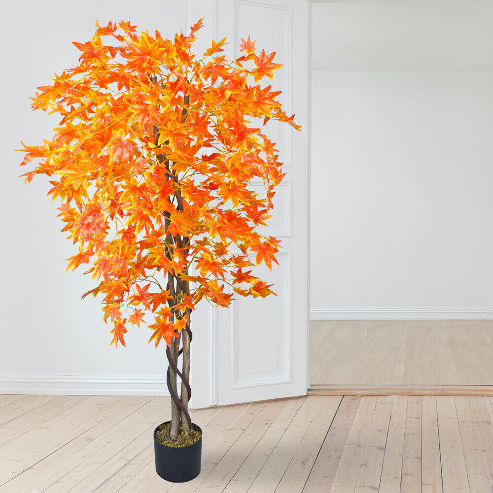 künstlicher ahorn Künstlicher Herbst-Ahorn-Baum mit Seidenblättern und Naturstämmen. 150 –  Sunrise