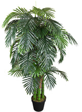 Lade das Bild in den Galerie-Viewer, Künstliche Areca-Palme 180 cm mit 42 textilen Palmwedeln
