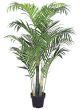Lade das Bild in den Galerie-Viewer, Künstliche Areca-Palme 130 cm mit 13 langen textilen Palmwedeln
