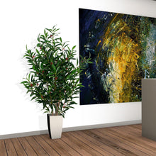 Lade das Bild in den Galerie-Viewer, Künstlicher Kirschlorbeer 120 cm mit Früchten
